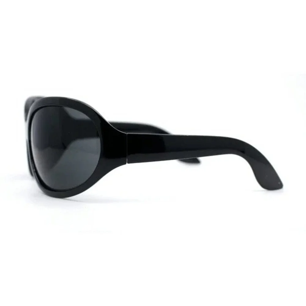 Purple Oversized Oval Men Sunglasses Club Rave Party DJ Pon 3 Alternative Grunge